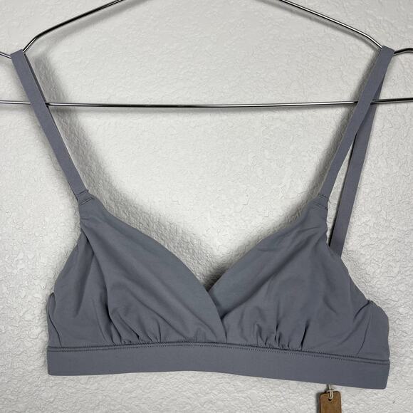 Skims Fits Everybody Crossover Bralette Grey XXS NWT - Picture 4 of 10